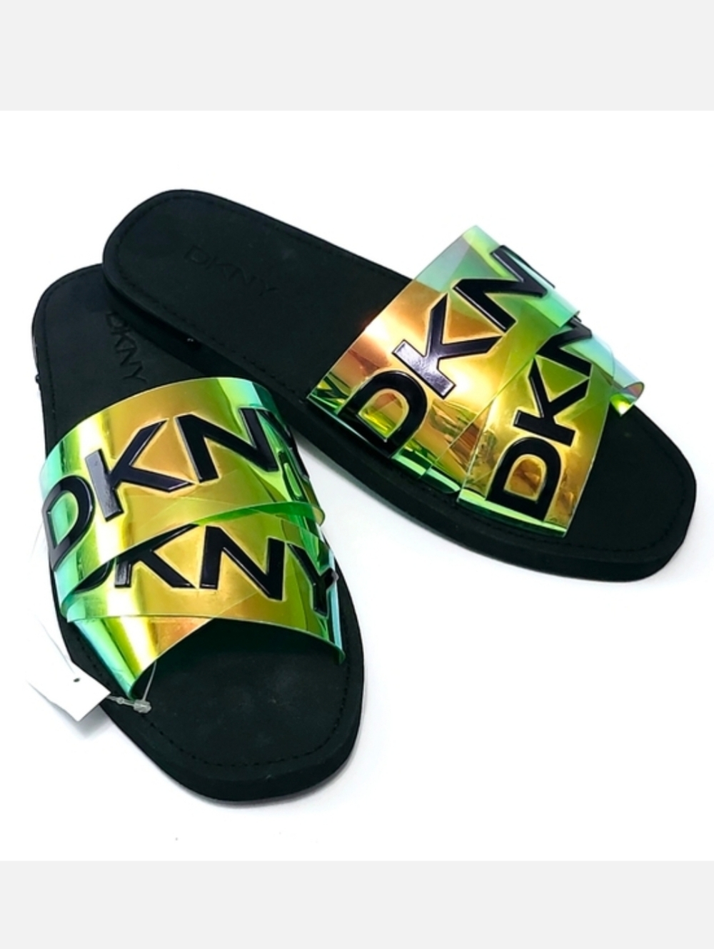 DKNY Holographic flat shoes size 7.5
